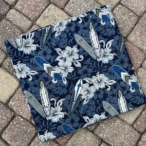 Floral and Surfboard Shower Curtain